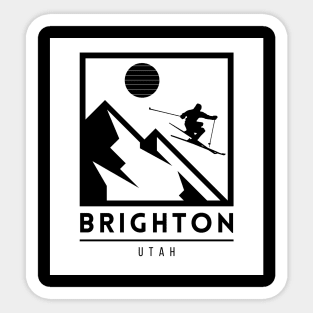 Brighton utah united states ski Sticker